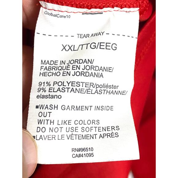 Under Armour Red Fitted ColdGear Long Sleeve Shirt Spell Out Logo Womens 2XL - Picture 6 of 6